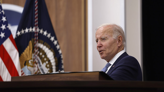 Joe Biden photographed at the White House