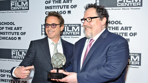 Robert Downey Jr. and Jon Favreau attend as the Gene Siskel Film Center honors Jon Favreau