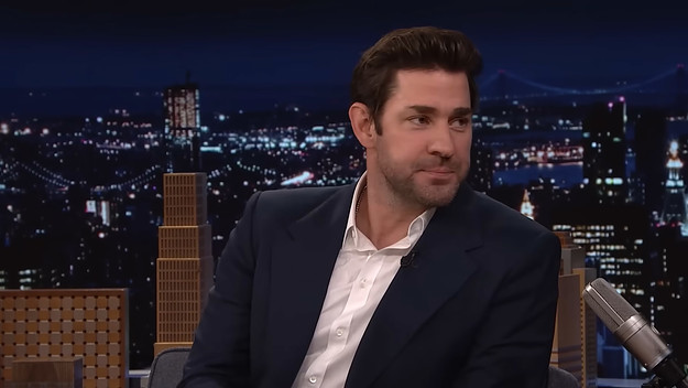John Krasinski in an interview on 'The Tonight Show Starring Jimmy Fallon'