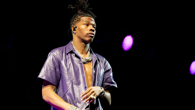 Lil Baby performs at The Kia Forum on August 26, 2022