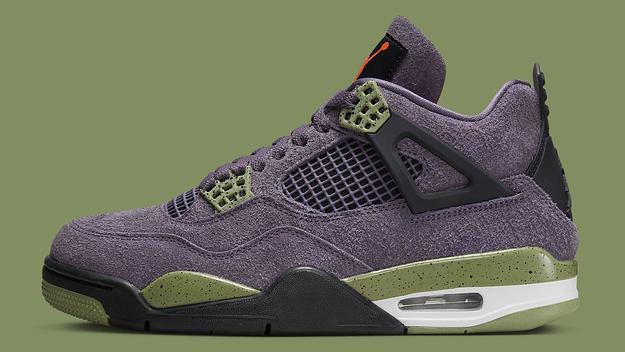 Air Jordan 4 Women's 'Canyon Purple' AQ9129 500 Lateral