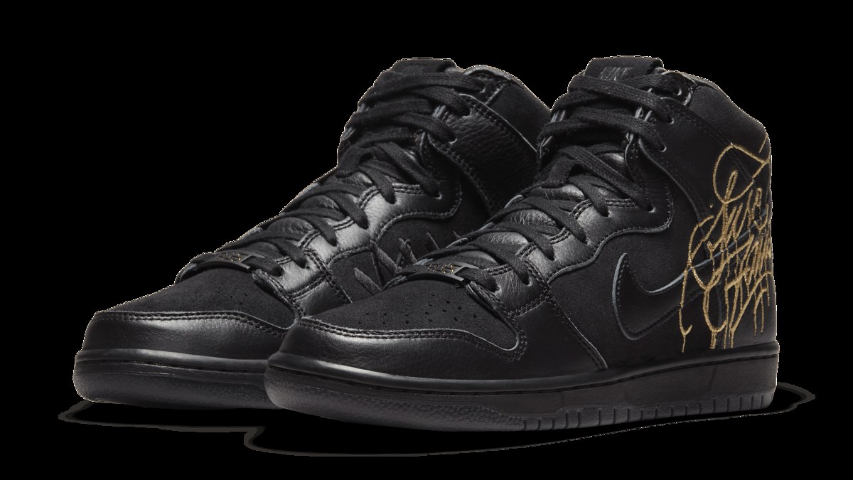 Faust x Nike SB Dunk High DH7755 001 Pair