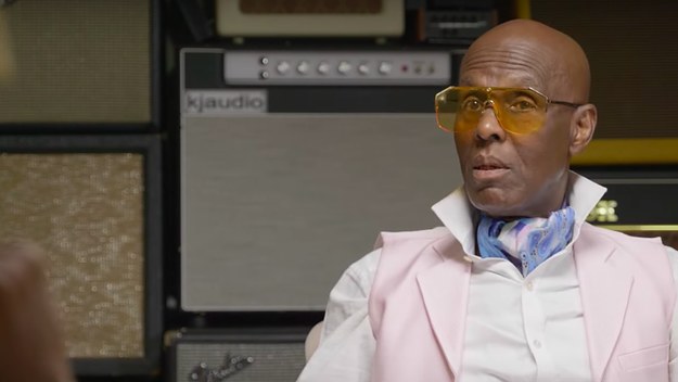 Dapper Dan is seen in an interview setting