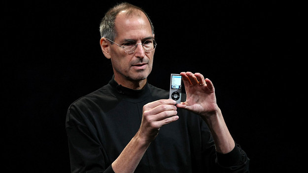 Apple CEO Steve Jobs announces a new version of the iPod Nano during a special event September 9, 2008