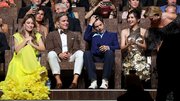 Olivia Wilde, Chris Pine, Harry Styles, Gemma Chan and Florence Pugh attend the Campari Passion For Film 2022 Award
