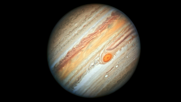 The planet Jupiter is pictured