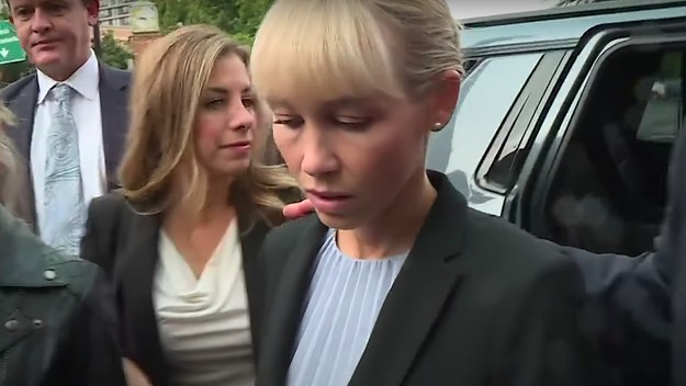 Sherri Papini is pictured walking into a courtroom