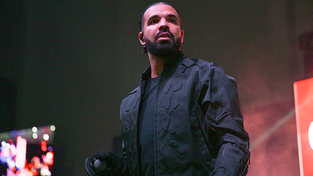 Drake is seen performing live
