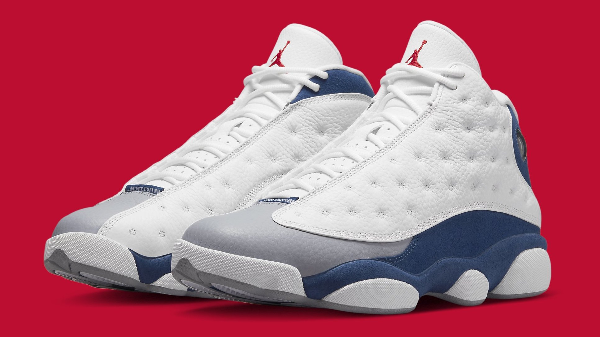 Jordan 13 red and fashion blue