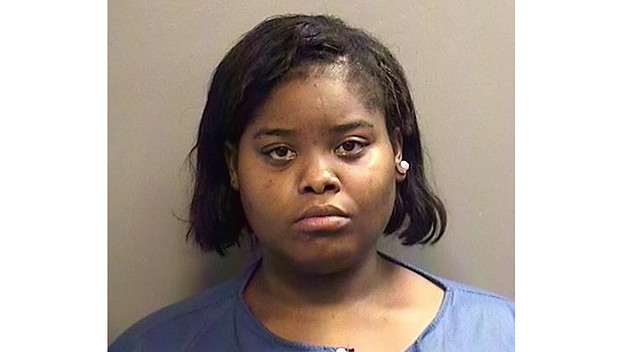 A photo of an arrested Texas woman is shown