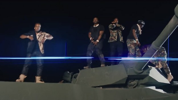 Yo Gotti, Moneybagg Yo, 42 Dugg, EST Gee, Mozzy, and Blac Youngsta in "Steppas"