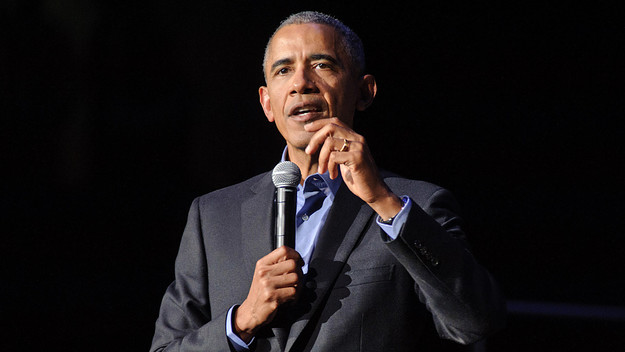 Barack Obama speaks at the Obama Foundation Community Event