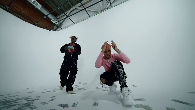 SoFaygo and Ken Carson in the music video for "Hell Yeah"