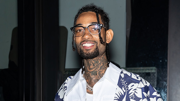 PnB Rock attends Palm Angels Fashion Show in 2020