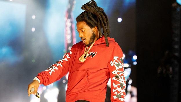 Mozzy performs at 2021 Rolling Loud
