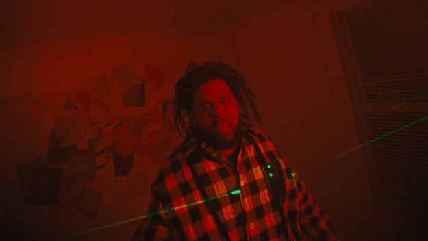J Cole new music vide screenshot