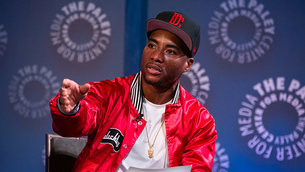 Charlamagne Tha God in conversation with the cast and crew of Blackish in 2019
