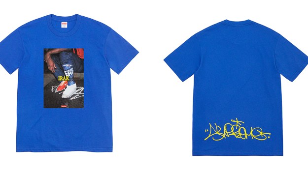 Supreme x Irak Box Logo T-shirt Earsnot Handstyle