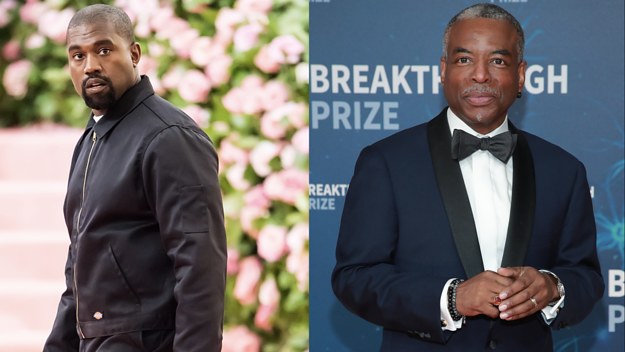 LeVar Burton and Kanye West photos