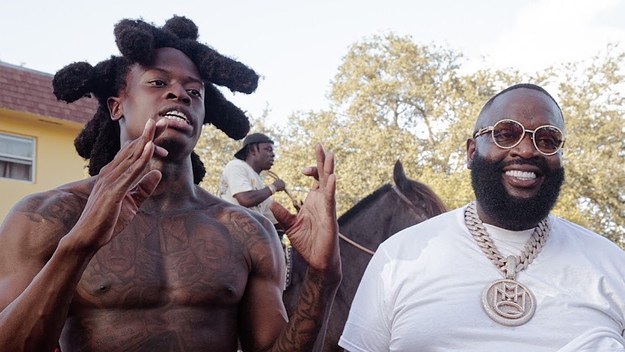Trapland Pat and Rick Ross film music video for "Big Business" Remix