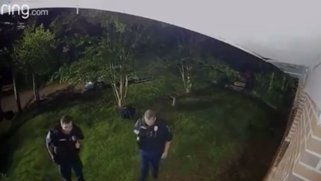Screenshot of Georgia police being sus