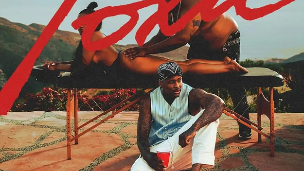 YG is pictured in the cover art for his new single