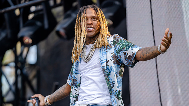 Lil Durk performs at Lollapalooza 2022