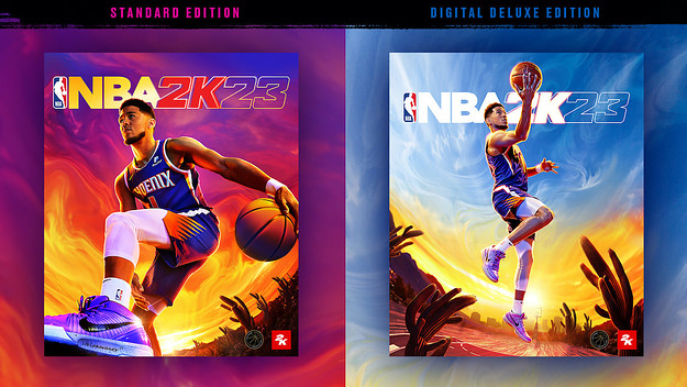 NBA 2K23 Devin Booker Cover Art