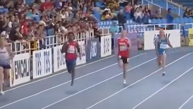Alberto Nonino at the 2022 World Athletics U20 Championships in Cali, Colombia on Thursda