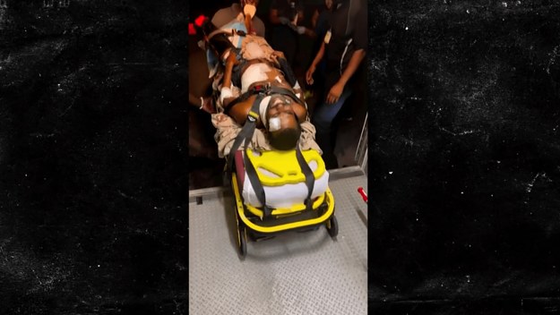 Lil Duval being airlifted to the hospital