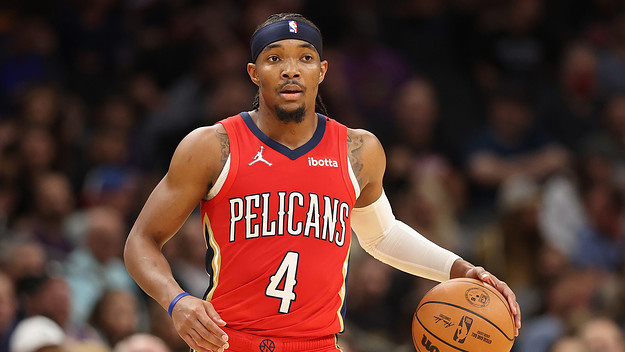 Devonte' Graham #4 of the New Orleans Pelicans