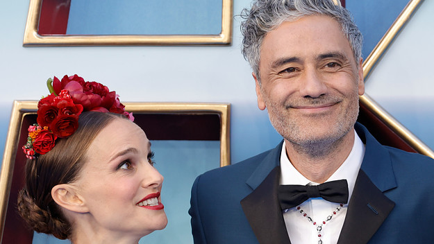 Natalie Portman and Taika Waititi at 'Thor: Love and Thunder' screening.