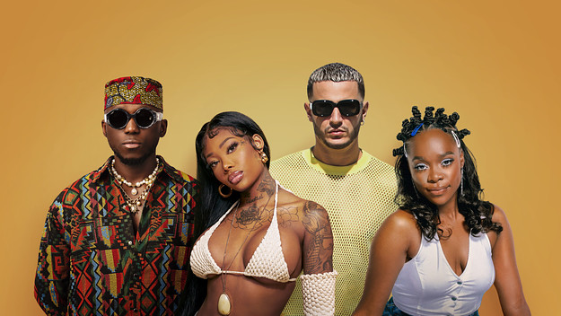 Spinall, Summer Walker, DJ Snake, and Äyanna press image