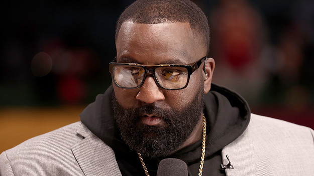 Kendrick Perkins attends the Ruffles NBA All-Star Celebrity Game