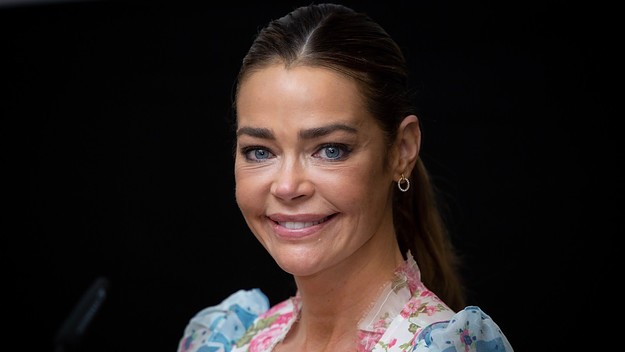 US actress Denise Richards attends 'Glow & Darkness' photocall