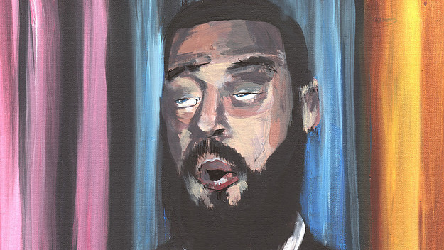 The cover art for Your Old Droog's 'Yodney Dangerfield' album