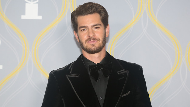 Andrew Garfield photographed at Tony Awards