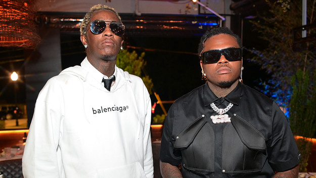 Young Thug and Gunna posing