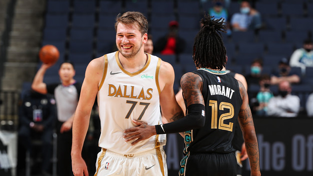 Luka Doncic Ja Morant Grizzlies Mavericks 2021