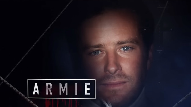 A screenshot from the trailer for Discovery+'s Armie Hammer documentary