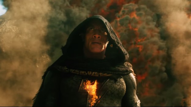 Black Adam trailer screenshot f/ The Rock