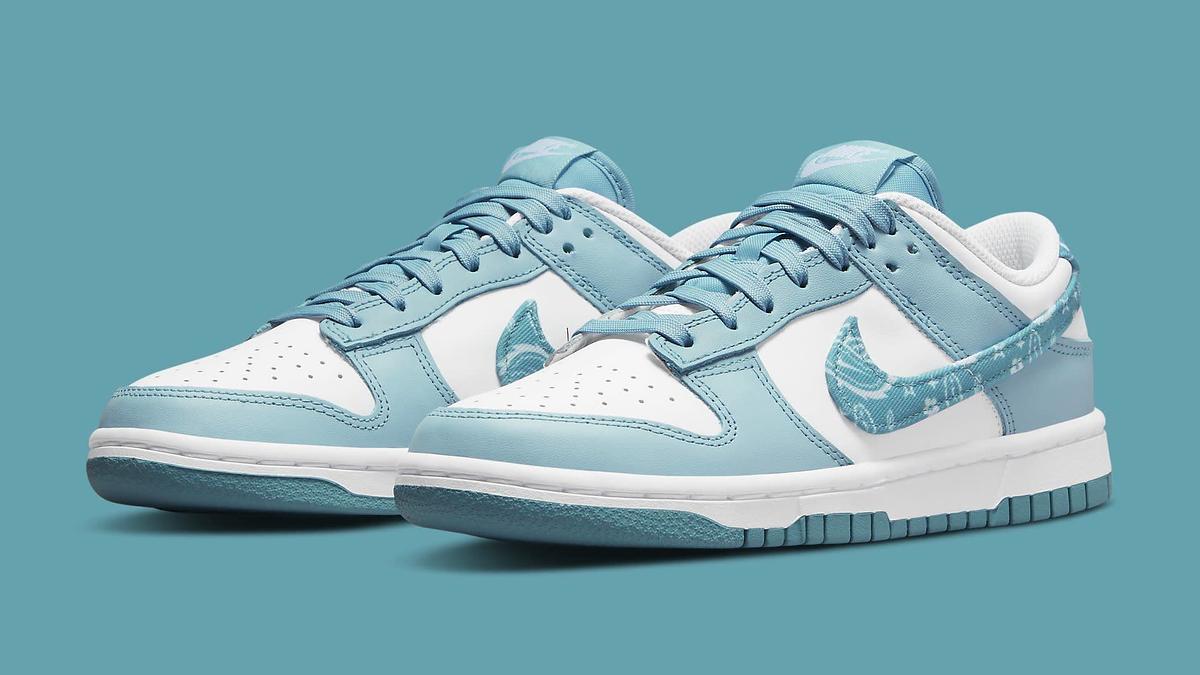 Nike Dunk Low 'Paisley Teal' DH4401 101 Pair