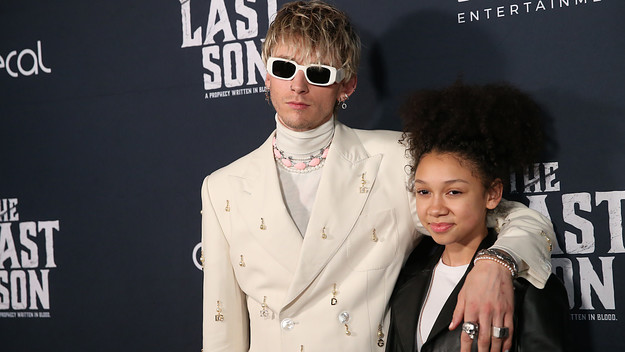 Machine Gun Kelly and his daughter attend premier of 'The Last Son'