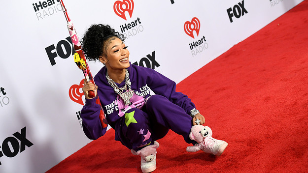 Coi Leray attends the 2022 iHeartRadio Music Awards at The Shrine Auditorium