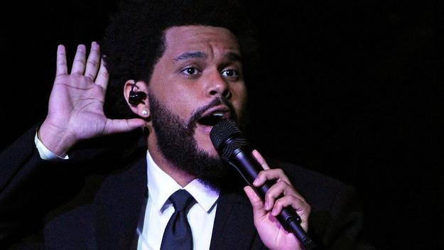 The Weeknd performs onstage at the 2021 iHeartRadio Music Awards