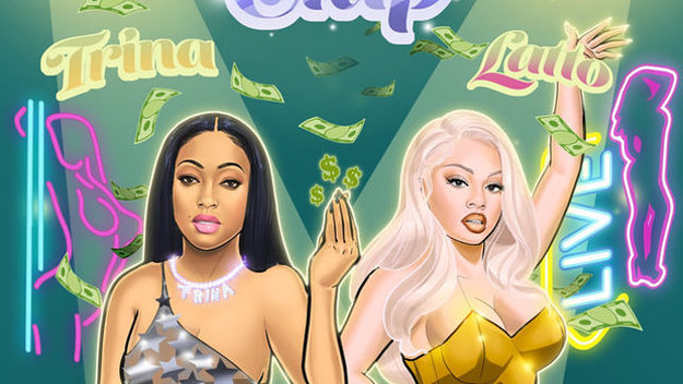 The cover art for Trina and Latto's "Clap"