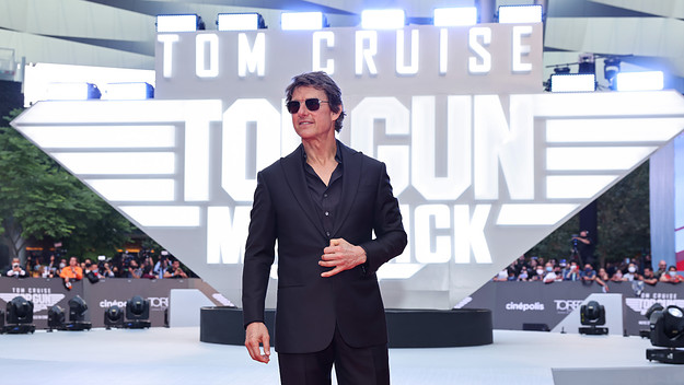 Tom Cruise attends the Mexico Premiere of "Top Gun: Maverick."