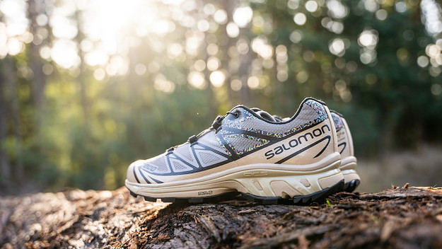 Image of one of three silhouette's for Salomon's mindful pack, available exclusively at Hype DC.