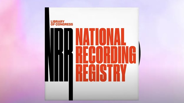 A logo for the National Recording Registry is pictured