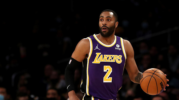 Wayne Ellington #2 of the Los Angeles Lakers